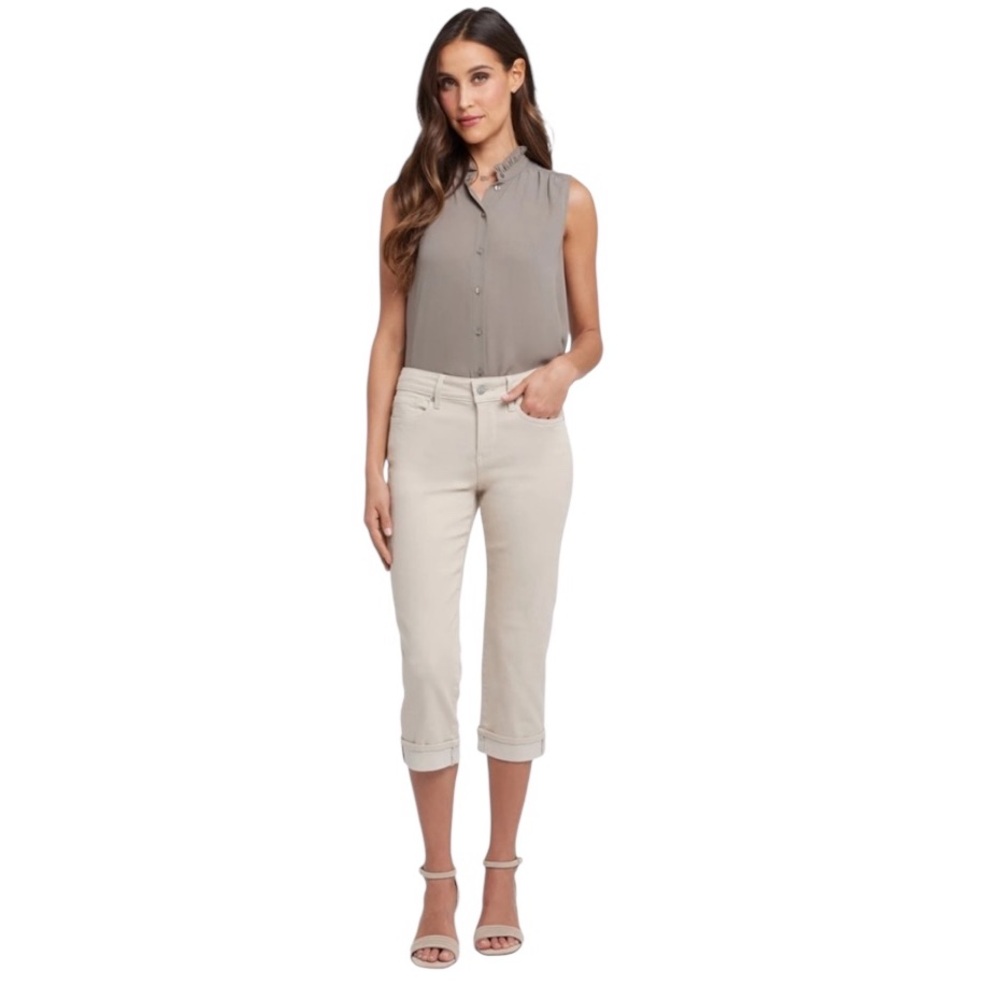 NWT NYDJ Marilyn Women's Straight Crop Jeans with Lift Tuck Technology Stretch